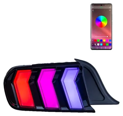 Obrázok produktu pre LED zadné svetlá, moderný dizajn, lepšia viditeľnosť, RGB zadné svetlo