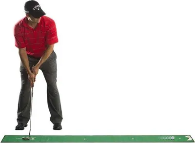 Productafbeelding van Famanu Puttingmat voor golf - 240 cm, verstelbare putbeker, ideaal voor indoor training