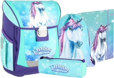 Produktbild von Schulranzen-Set "Little Dream" Einhorn Pferd - 4 teilig