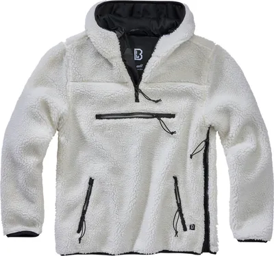 Produktbild von Brandit Teddyfleece Arbeitspullover Größe M Farbe Weiß