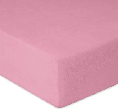 Produktbild von Frottee-Bettlaken mit Gummizug CLASSIC 60x120x10 Rosa