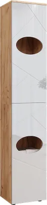 Obrázok produktu pre Vanity unit  Vicco Irma Biely vysoký lesk/dub Goldkraft 37.2 x 192 cm, Model 51829