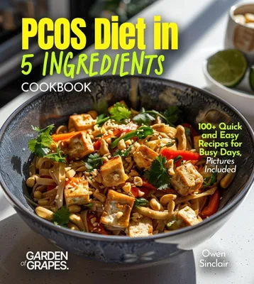 Produktbild von PCOS Diet in 5 Ingredients Cookbook