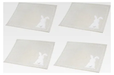 Produktbild von Filz Tischsets Ostern Deko 45 x 35 cm - 4 Stück Platzset Tischset Placemate Platzdeckchen