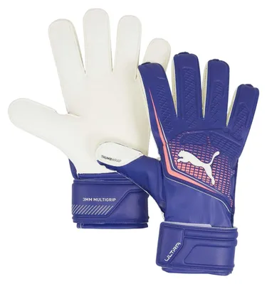 Immagine prodotto di Puma - Guanti da portiere "Ultra Match RC" per bambini, modello GT61340 (taglia 9), colore blu/rosso scuro