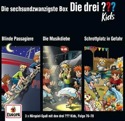 Obrázok produktu pre The Three ??? Kids 3er Box - Episodes 76-78 (3 Audio-CD)