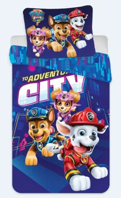 Produktbild von PAW Patrol - The Movie - Wende-Bettwäsche-Set, 135x200 & 80x80