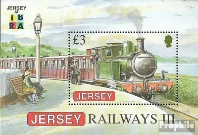 Produktbild von Briefmarken GB - Jersey 2009 Mi Block76I (kompl.Ausg.) postfrisch Eisenbahn
