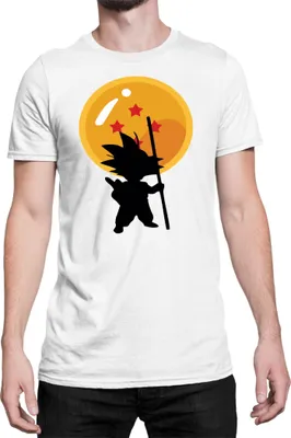 Immagine prodotto di Maglietta da uomo Dragon Anime Manga Ball Z Goku 24, Man S , Blanc