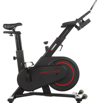 Immagine prodotto di HAMMER Speedbike Speed Race, Indoor Cycle, 16 kg Schwungmasse, max. 130 kg