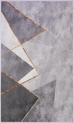 Produktbild von Designer Teppich Modern Wohnzimmer waschbar & rutschfest - Fancy VIII - Fußbodenheizung geeignet 120x160 cm