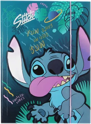 Image de A4 Stitch elastische Mappe Fun days in the sun Coolpack