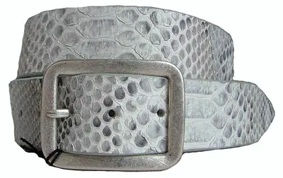 Produktbild von Sendra Gürtel Schlangenleder Python 1013 weiss