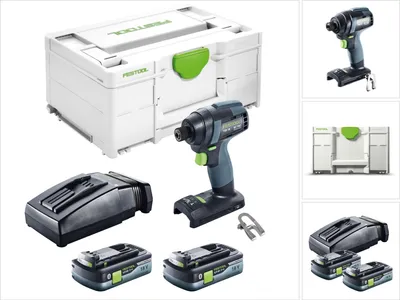 Produktbild von Festool Akku-Schlagschrauber TID 18 HPC 4,0 I-Plus, incl. 2x Akku 4 Ah, Schnellladegerät, Systainer SYS3