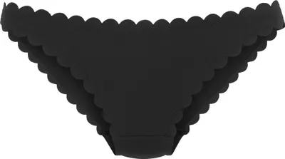 Produktbild von LASCANA Bikini-Hose Scallop schwarz Größe 40