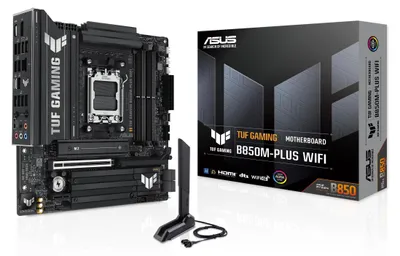 Produktbild von ASUS TUF GAMING B850M-PLUS WIFI AMD B850 Sockel AM5 micro ATX