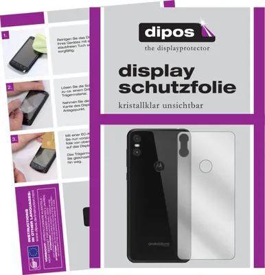 Produktbild von 6x Schutzfolie für Motorola One Rückseite klar Displayschutzfolie Folie Display