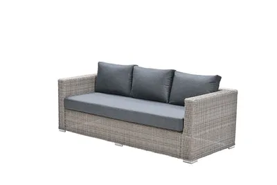 Produktbild von Garden Impressions Tennessee 3-Sitzer Bank - vintage willow - Anthrazit texfiber