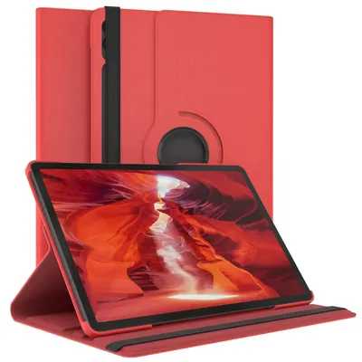 Produktbild von EAZY CASE - Tablet Hülle für Samsung Galaxy Tab S10 Plus Schutzhülle, Tablet Case 360° drehbar in Rot