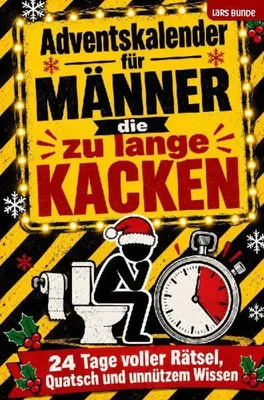 Produktbild von Adventskalender für Männer die zu lange kacken