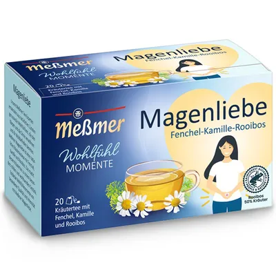 Obrázek produktu pro Meßmer Magenliebe Fenykl heřmánek přírodní jemný bylinný čaj 40g