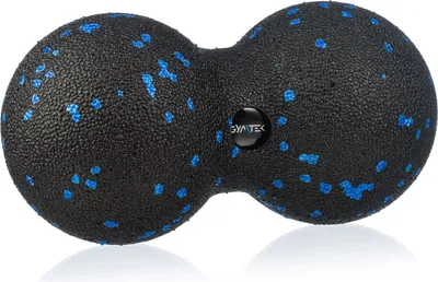 Produktbild von Gymtek® Duoball Massageball Faszienball Lacrosse Ball - 16 x 8 cm - Selbstmassage Ball, Triggerpunkt Massagegerät, Physiotherapie, Nackenschmerzen