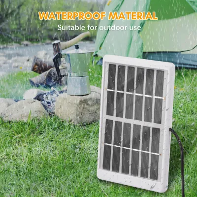 Obrázek produktu pro 1.2W 6V solární panel Přenosný solární panel Polykrystalický solární panel Mini solární panel Panel solárních modulů Přenosný vysoce účinný solární panel s portem Micro USB