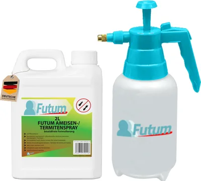Produktbild von Futum 2L+2L Sprüher Anti Ameisen Mittel Spray Gift gegen frei abwehren Bekämpfung Schutz Ex