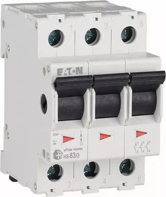 Produktbild von HIS-63/3 Lasttrennschalter (Isolator) 3P 63A 142822 EATON
