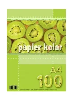 Zdjęcie produktu dla Papier Xero A4, jasny zielony, 100 arkuszy