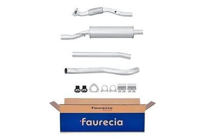 Produktbild von HELLA 8LB 366 021-221 Vorschalldämpfer Schalldämpfer für OPEL Corsa D Schrägheck (S07) für VAUXHALL Corsa Mk III (D) Schrägheck (S07)