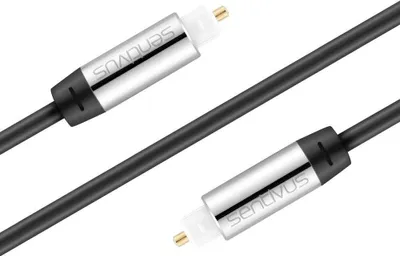 Produktbild von Sentivus Premium optisches Kabel Toslink Digital-Audiokabel (1,0 m) schwarz