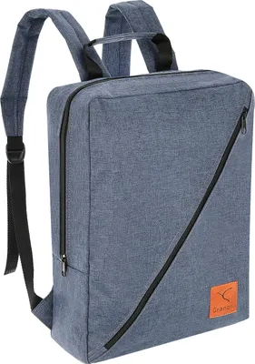 Produktbild von Granori Handgepäck Rucksack 40x30x10 cm - Leichte kleine Kabinengepäck Reisetasche 12 l für Lufthansa Flüge in blau