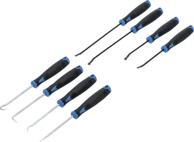 Produktbild von BGS 8638 Haken-Satz mit geraden und abgerundeten S pitzen, 8-tlg.