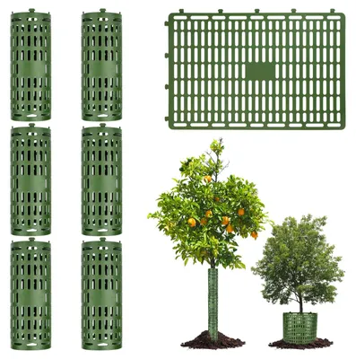 Productafbeelding van 7 stuks boombeschermingsstammen, boombeschermingsroosters, 30 cm x 20 cm