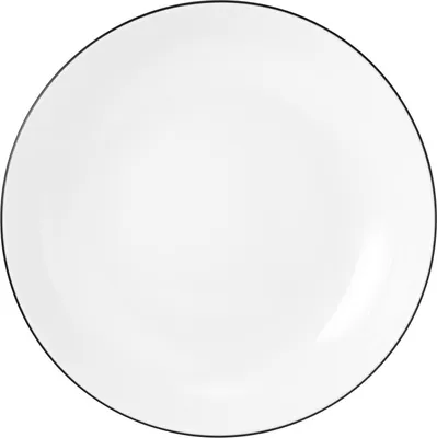 Produktbild von Seltmann Weiden Lido Black Line Suppenteller rund ø 21 cm 6er Set - DS