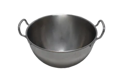 Produktbild von Handschlagkessel Edelstahl, Schneeschlagkessel, Rührschüssel mit Griffen