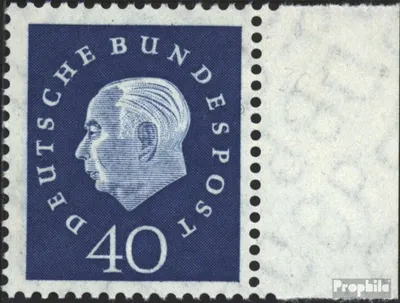 Produktbild von Briefmarken BRD (BR.Deutschland) 1959 Mi 305 Seitenrandstück postfrisch Heuss