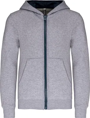 Immagine prodotto di Felpa con cappuccio e zip da bambino Kariban