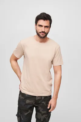 Produktbild von Urban Classics Kurzarmhemd für Männer Snast beige 3XL