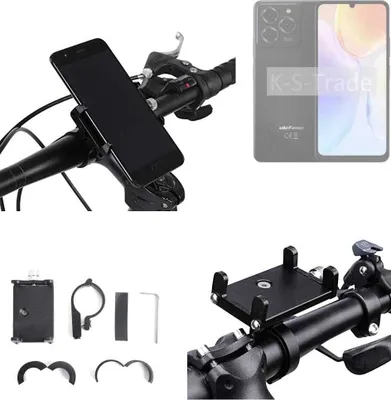 Produktbild von K-S-Trade Handyhalterung für das Fahrrad kompatibel mit Ulefone Note 20 Pro Halter Lenkstange Fahrradhalterung Motorrad Bike Mount Befestigung