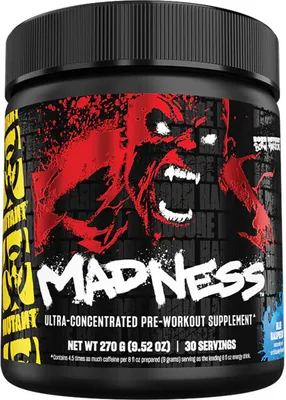 Obrázok produktu pre Mutant Madness 270 g orange rush / Predtréningové stimulanty / Extrémna predtréningovka pre intenzívny tréning