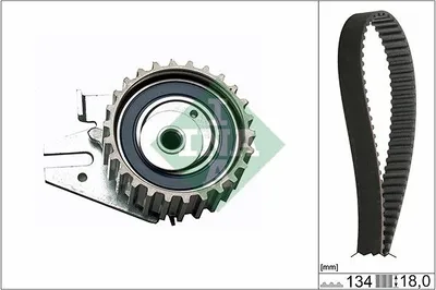 Produktbild von INA 530 0221 10 Zahnriemensatz für LANCIA Y (840A) 26-Zähne