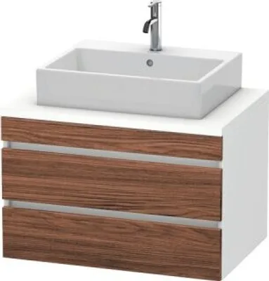 Produktbild von Duravit Duravit Konsolenunterschrank DURASTYLE 512x800x548mm nussbaum dunkel/we ma