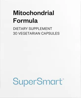 Image de SuperSmart Mitochondrial Formula  avec PQQ Dietary Supplement - 30 Gél. Vég.