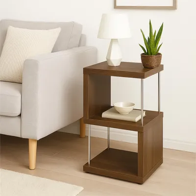 Produktbild von Standregal Eiche Regal 30x65x30 cm modernes Bücherregal