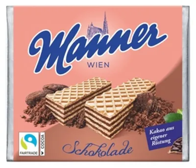 Obrázek produktu pro Oplatky "Manner Schokolade", čokoláda, 75 g, MANNER 52475
