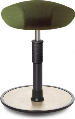 Produktbild von Sitz- Stehhocker Free Regular Triangel kvadrat Remix Olive schwarz /creme.