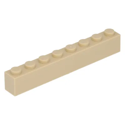 A single LEGO brick is shown against a white background.
