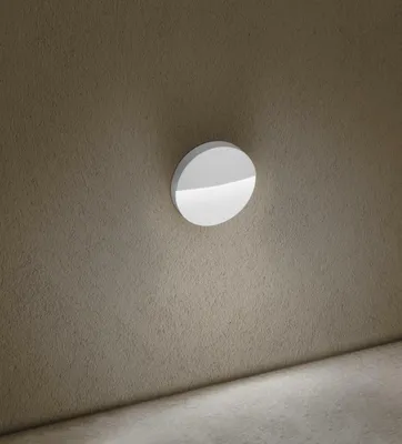 Productafbeelding van CENTURY SEGNAPASSO LED wandlamp, rond, wit, 4W, 4000K, IP54